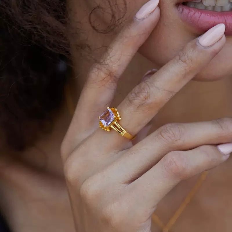 Lilac Crown Ring - Pure Gems & Stones Store: Awakened Days