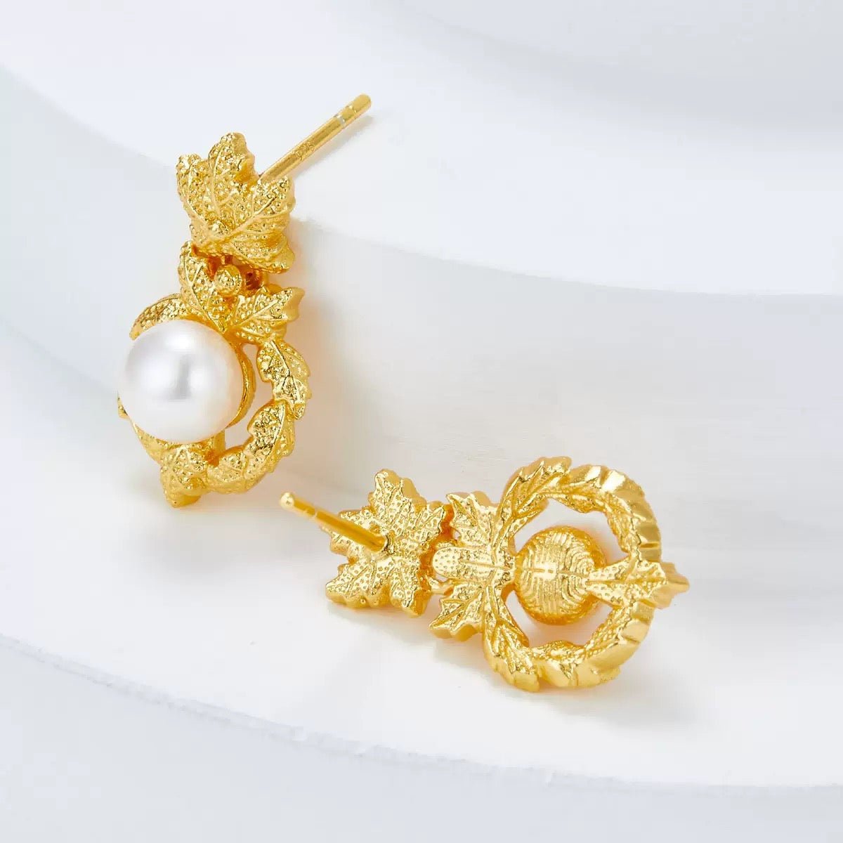 L’Or de l’Automne Earrings - Pure Gems & Stones Store: Awakened Days
