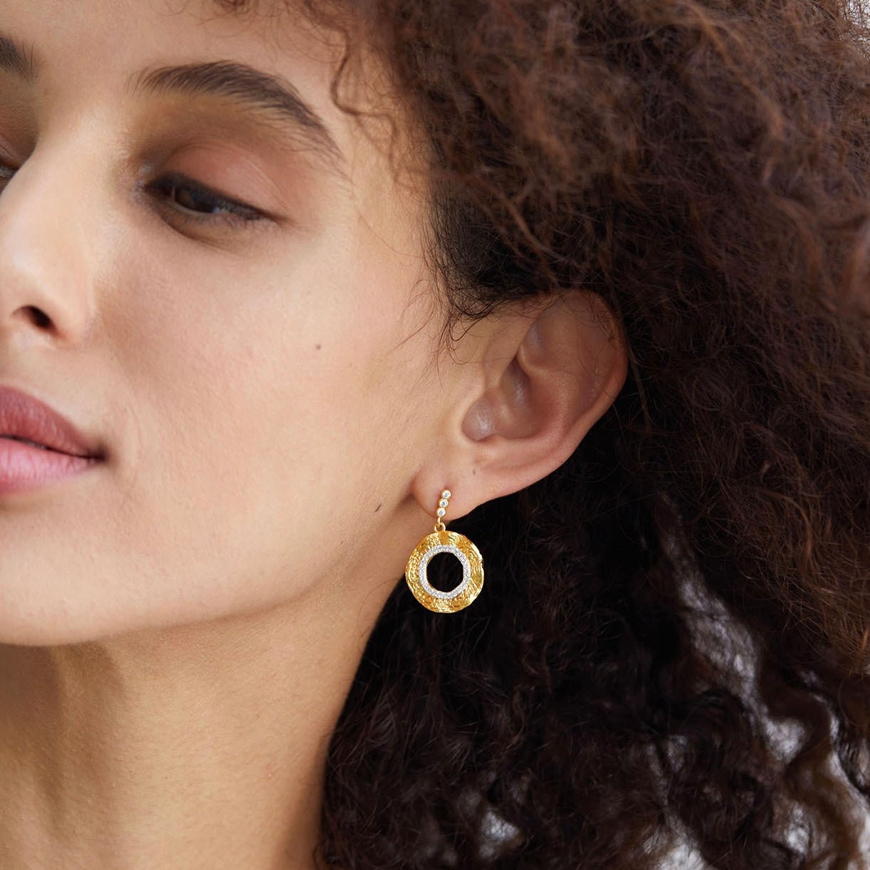 Lune Dorée Earrings - Pure Gems & Stones Store: Awakened Days