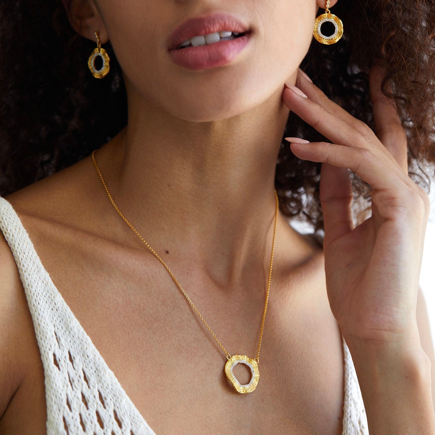 Lune Dorée Necklace - Pure Gems & Stones Store: Awakened Days