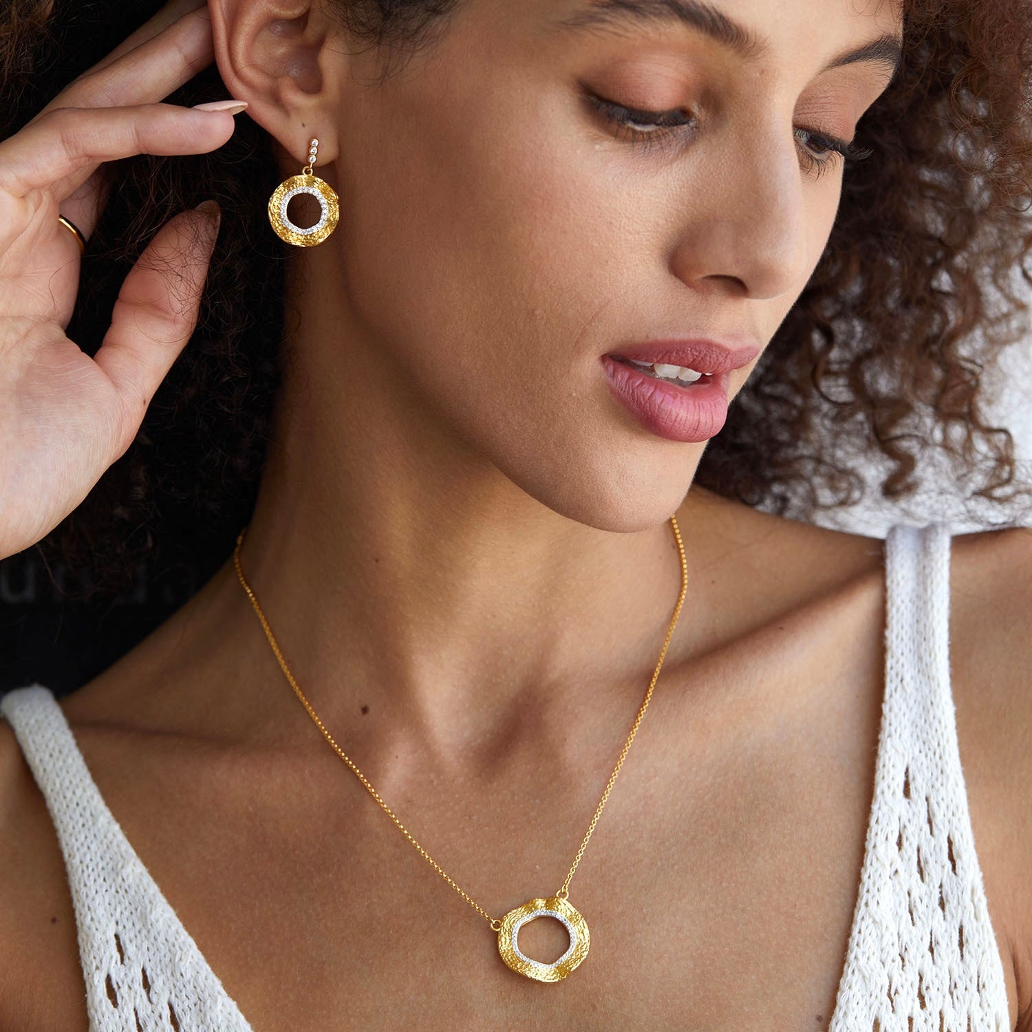 Lune Dorée Necklace - Pure Gems & Stones Store: Awakened Days