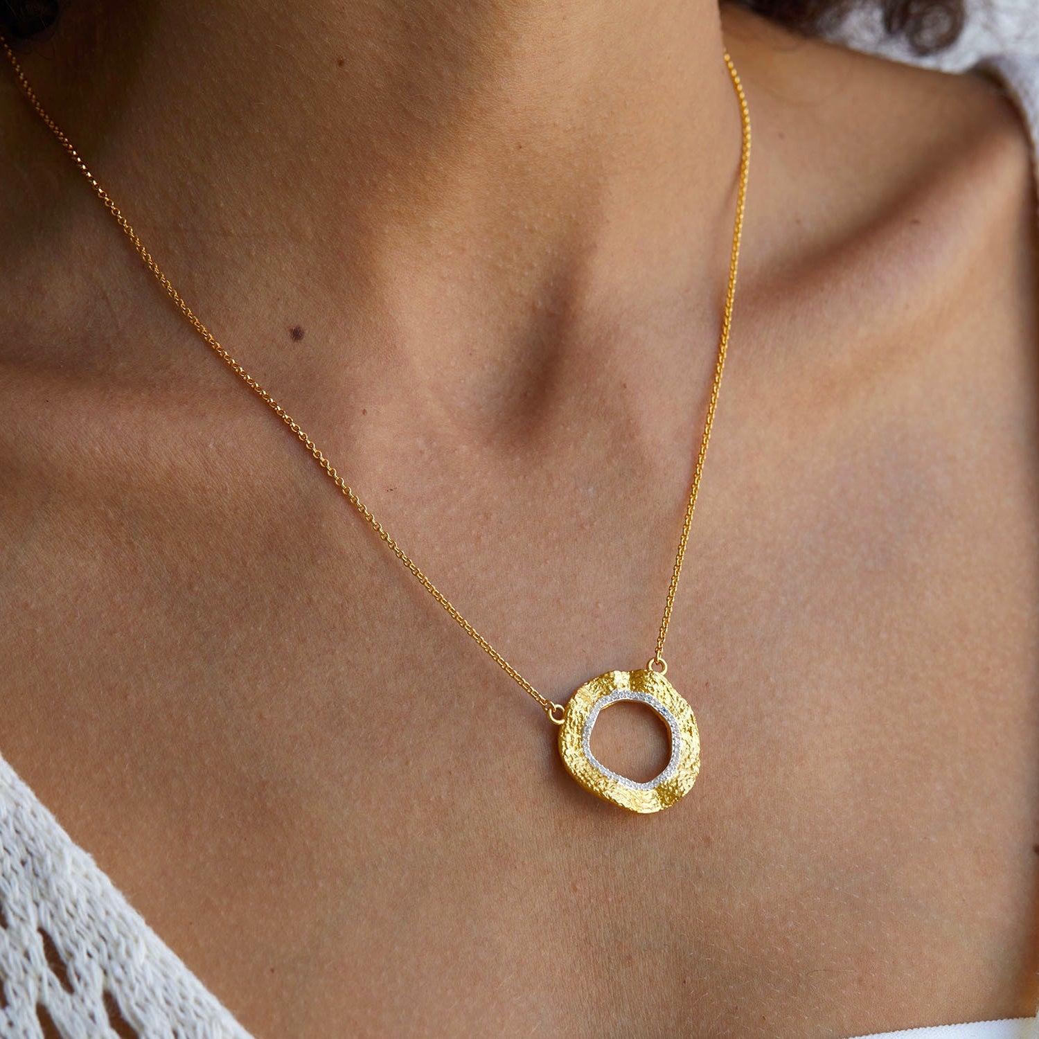 Lune Dorée Necklace - Pure Gems & Stones Store: Awakened Days