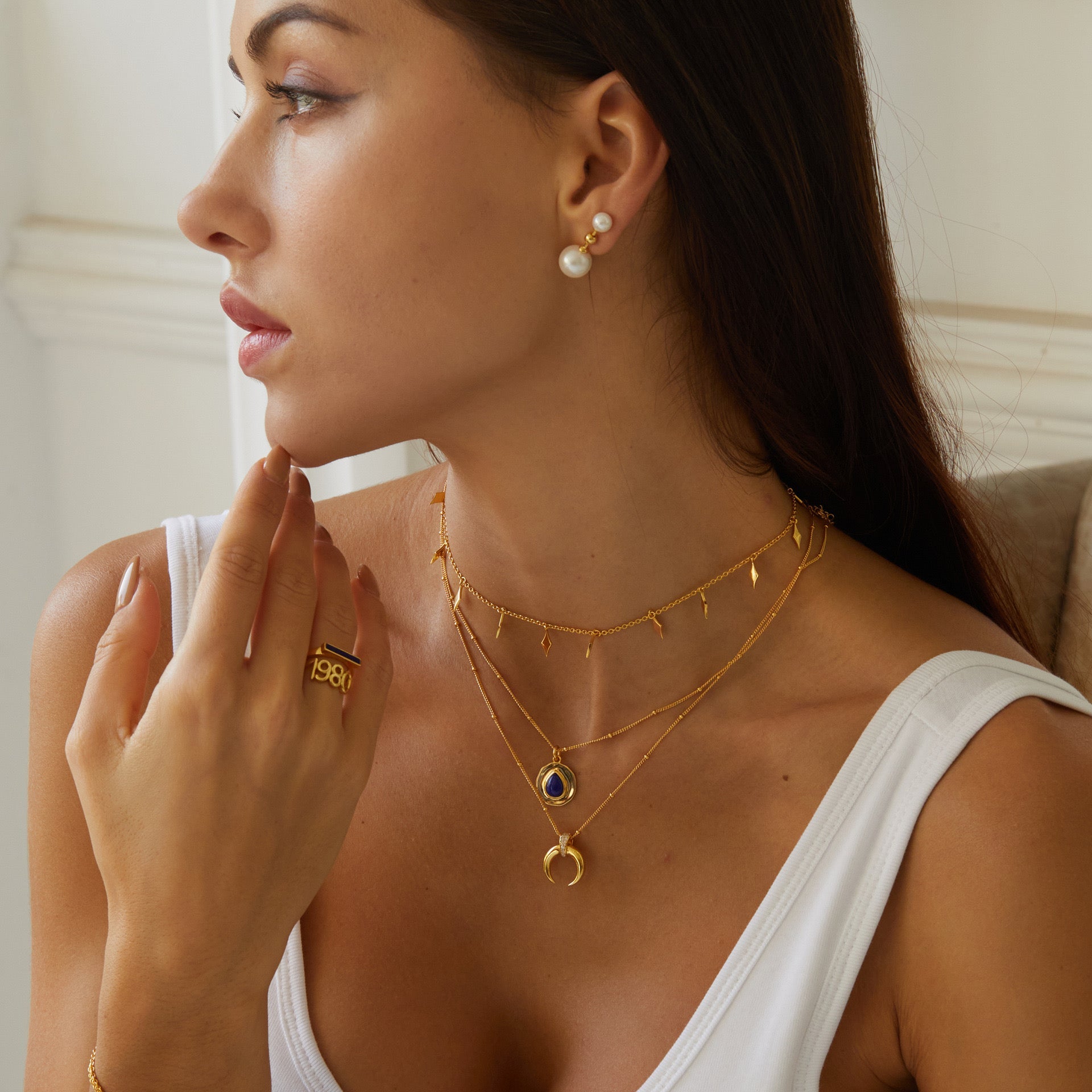 Midnight Drop Necklace - Pure Gems & Stones Store: Awakened Days