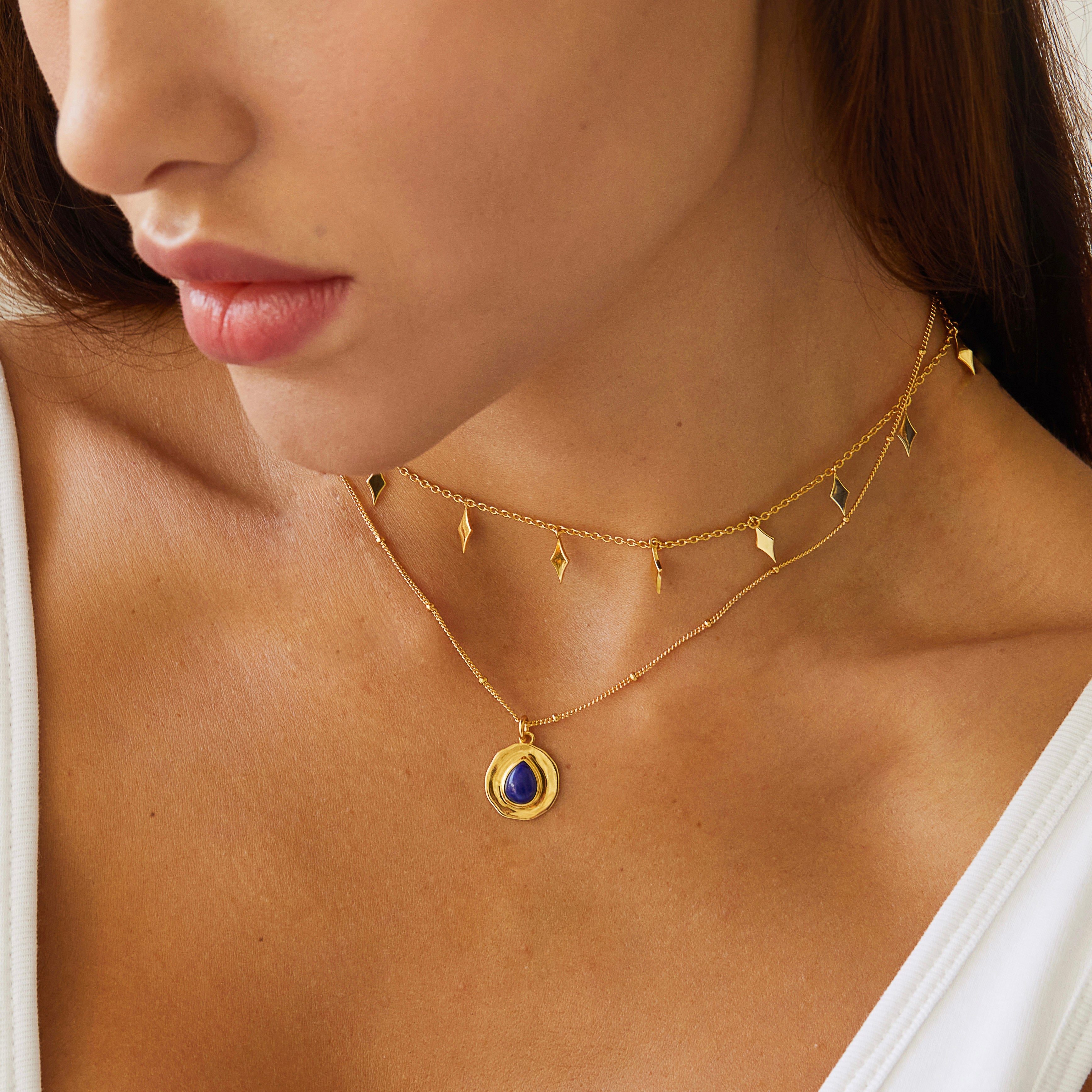 Midnight Drop Necklace - Pure Gems & Stones Store: Awakened Days