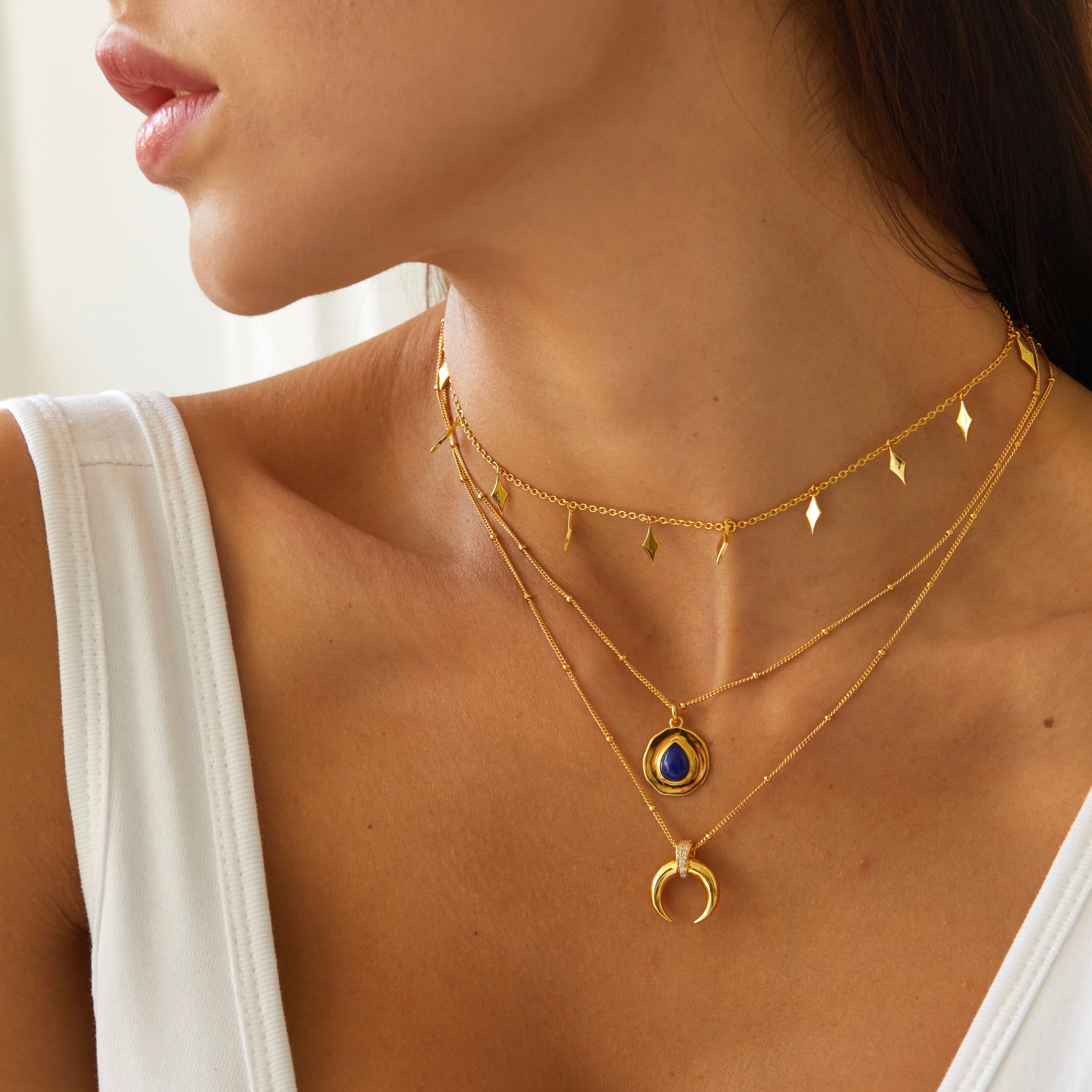 Midnight Drop Necklace - Pure Gems & Stones Store: Awakened Days