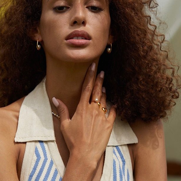 Moonlit Arc Earrings - Pure Gems & Stones Store: Awakened Days