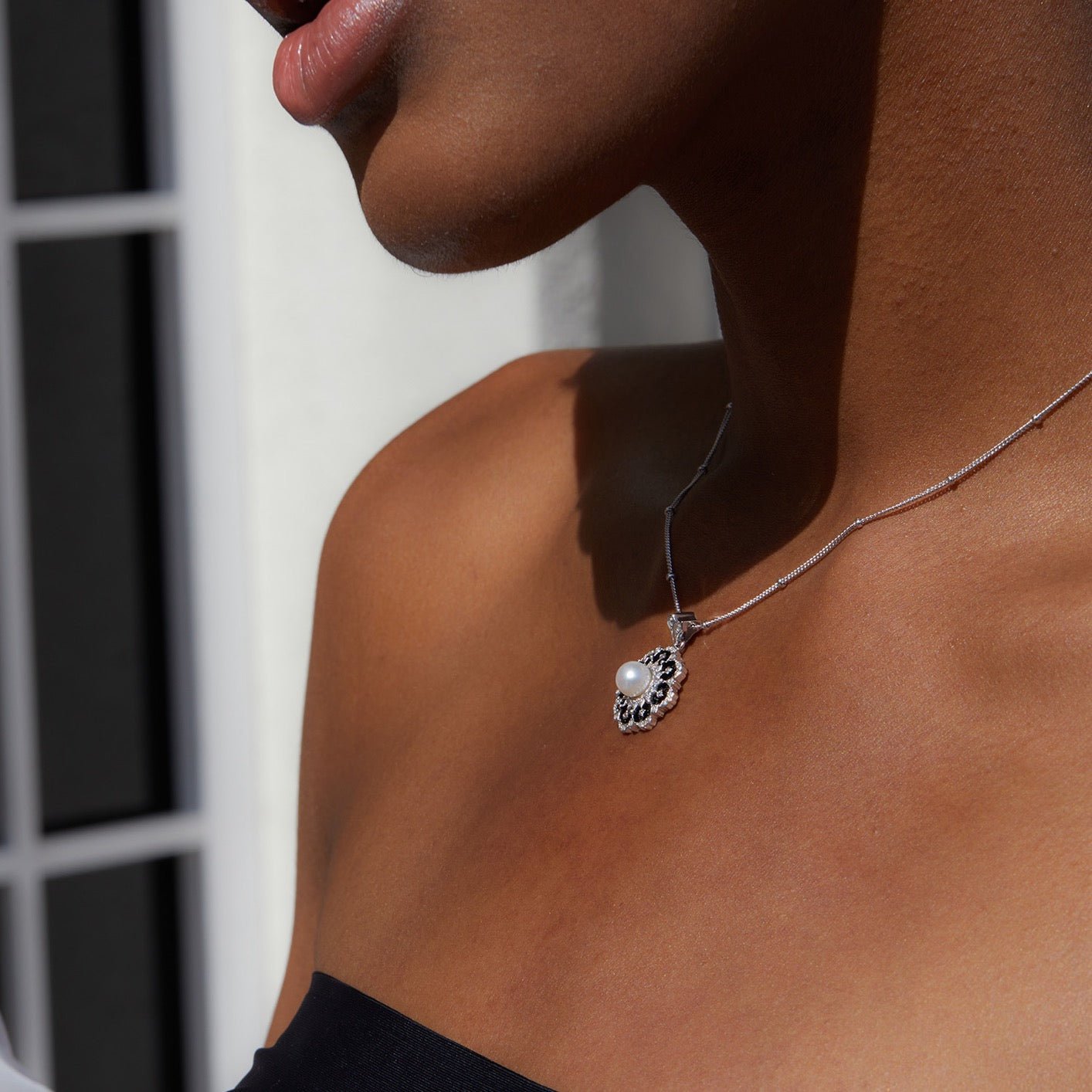 Nocturne Fleur Necklace - Pure Gems & Stones Store: Awakened Days