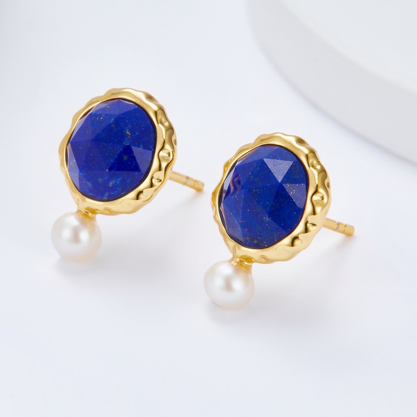 Ocean Pearl Studs - Pure Gems & Stones Store: Awakened Days