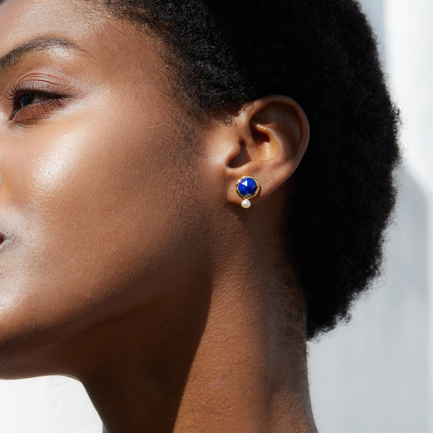 Ocean Pearl Studs - Pure Gems & Stones Store: Awakened Days