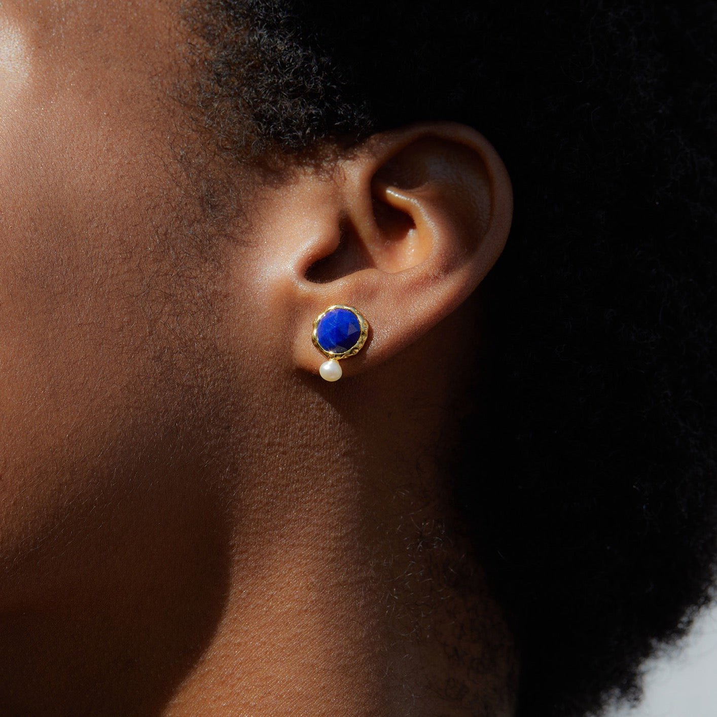 Ocean Pearl Studs - Pure Gems & Stones Store: Awakened Days