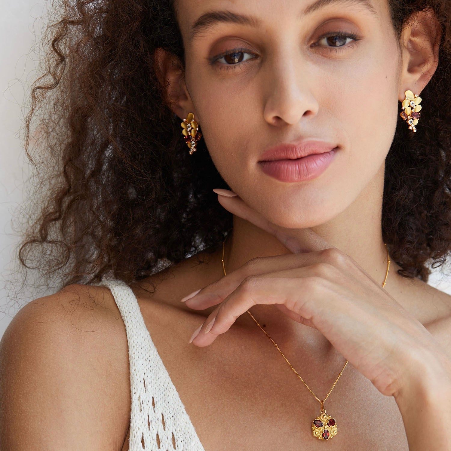 Opéra de Feu Cascade Earrings - Pure Gems & Stones Store: Awakened Days