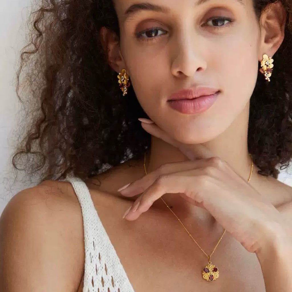 Opéra de Feu Cascade Earrings - Pure Gems & Stones Store: Awakened Days