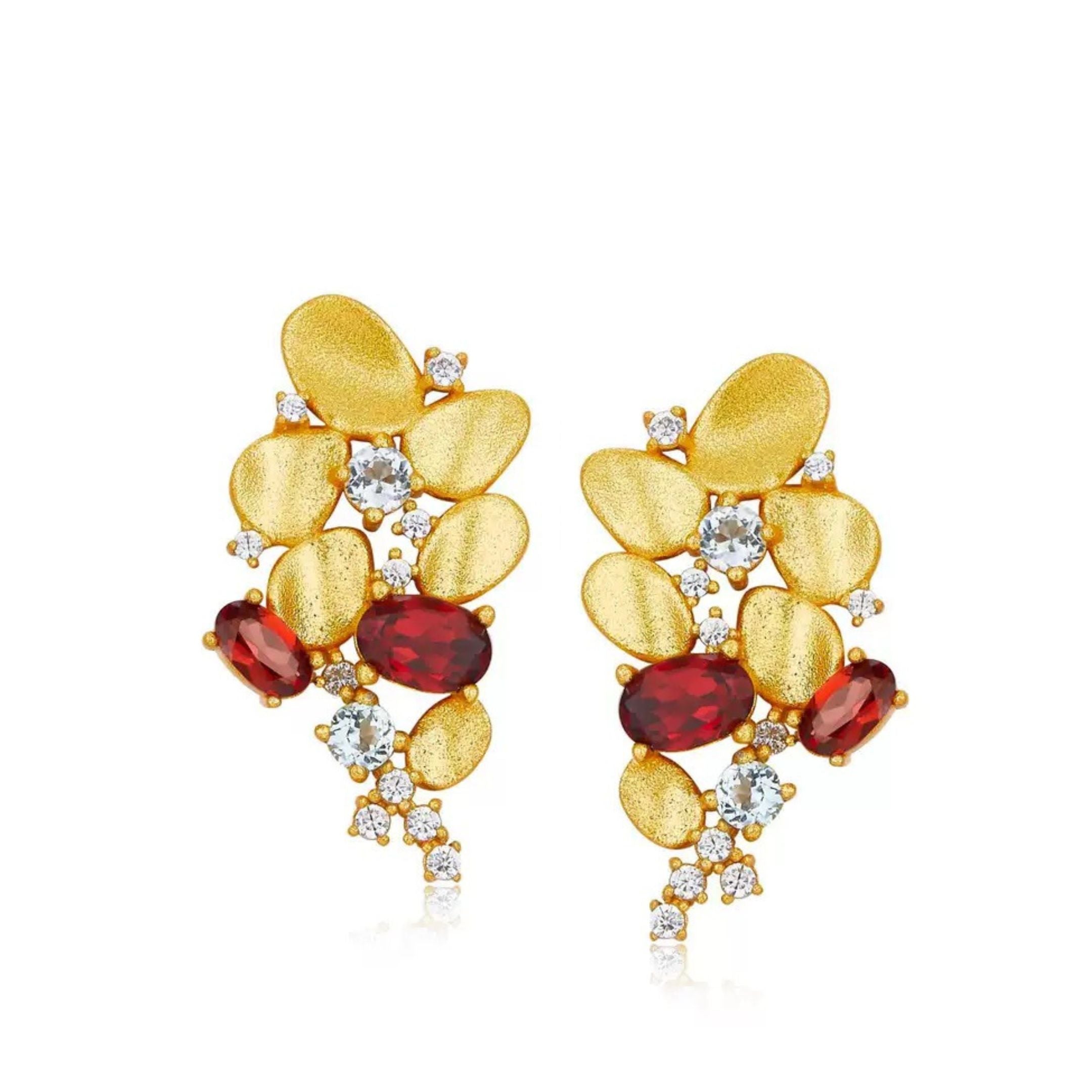 Opéra de Feu Cascade Earrings - Pure Gems & Stones Store: Awakened Days