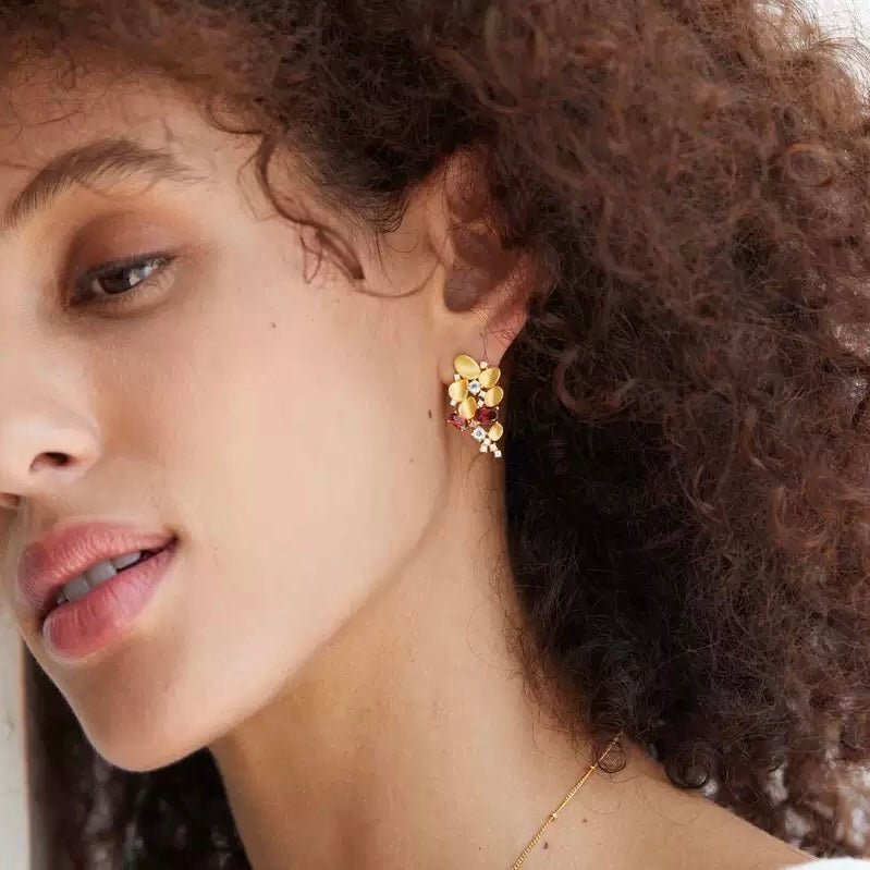 Opéra de Feu Cascade Earrings - Pure Gems & Stones Store: Awakened Days