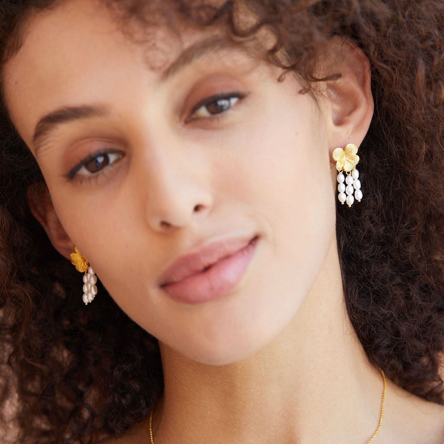 Pearl Cascade Earrings - Pure Gems & Stones Store: Awakened Days