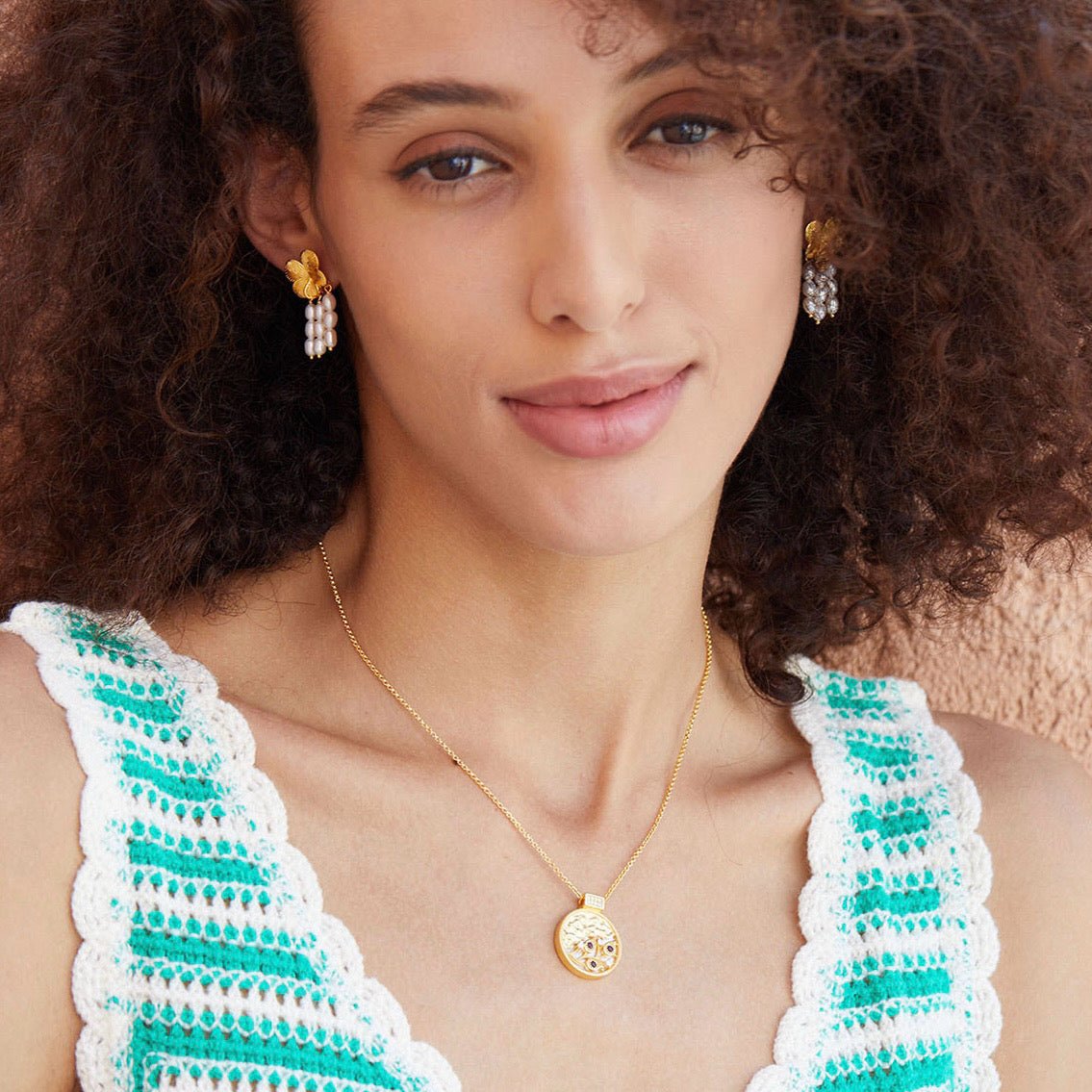 Pearl Cascade Earrings - Pure Gems & Stones Store: Awakened Days