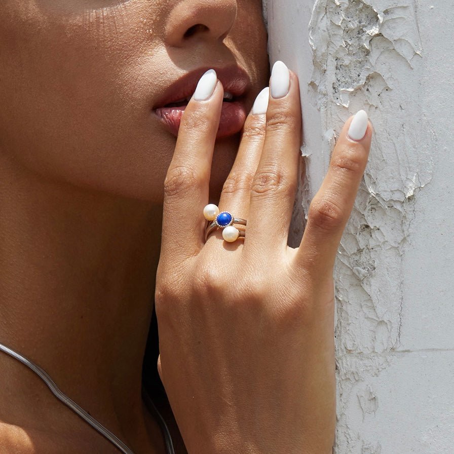 Pearl Cosmos Ring - Pure Gems & Stones Store: Awakened Days