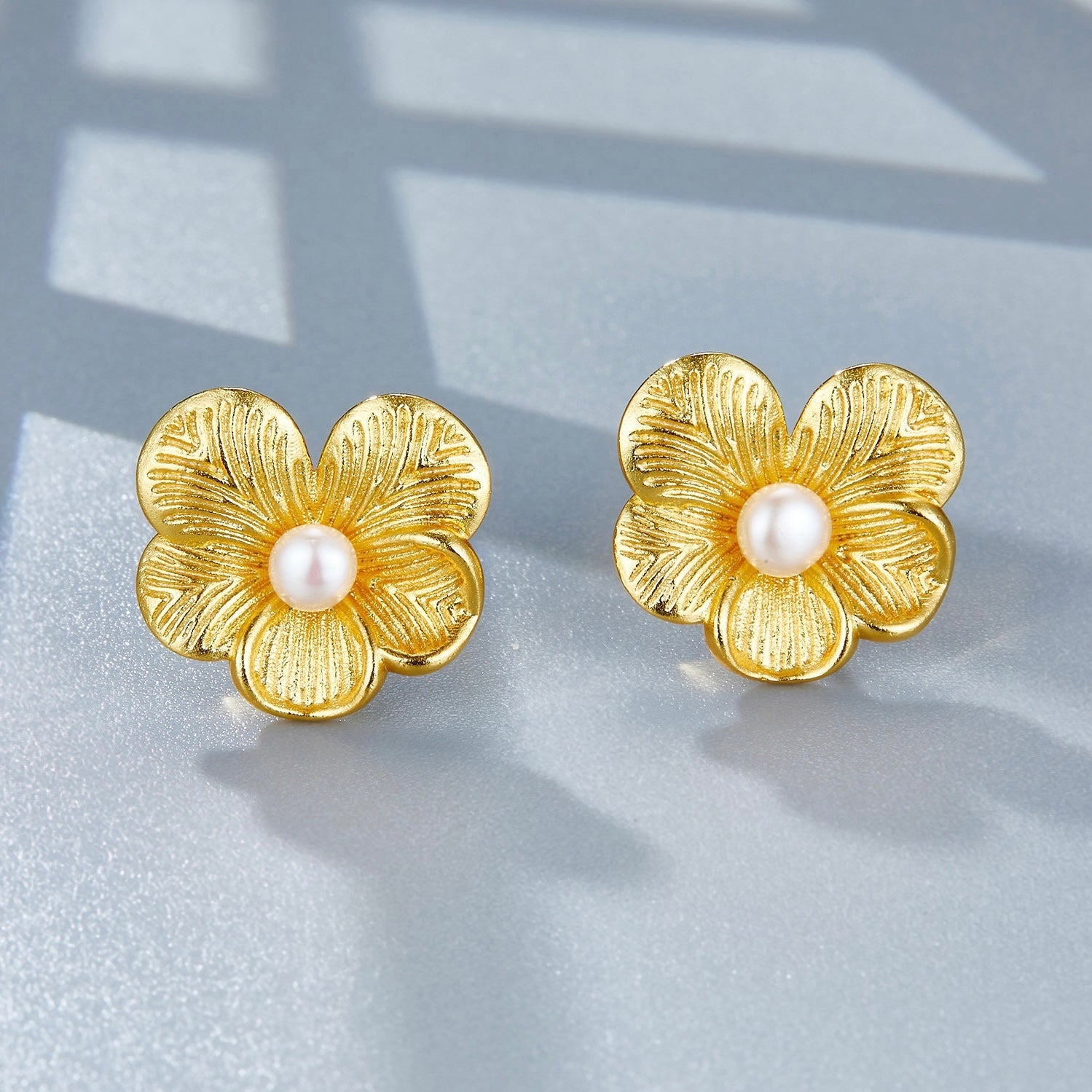 Petal Pearl Studs - Pure Gems & Stones Store: Awakened Days