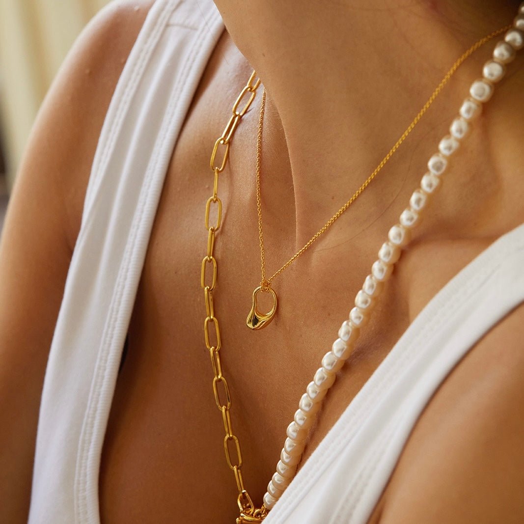 Petite Pois Necklace - Pure Gems & Stones Store: Awakened Days