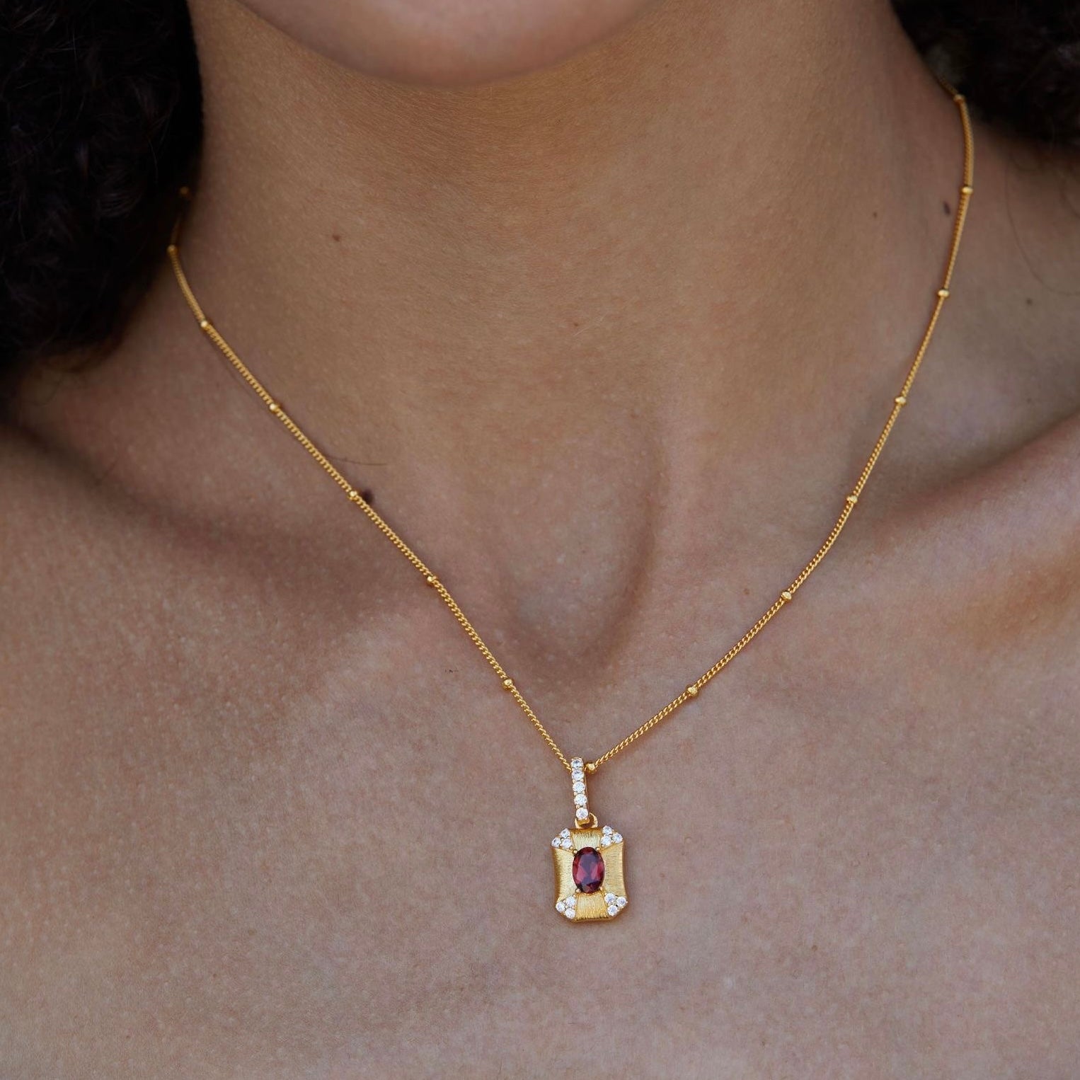 Renaissance Rouge Necklace - Pure Gems & Stones Store: Awakened Days