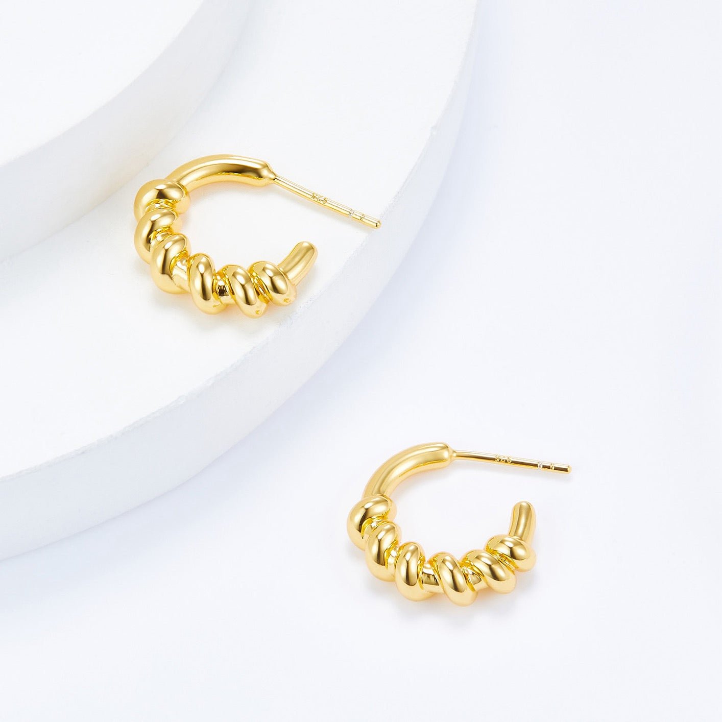Roma Twist Hoops - Pure Gems & Stones Store: Awakened Days