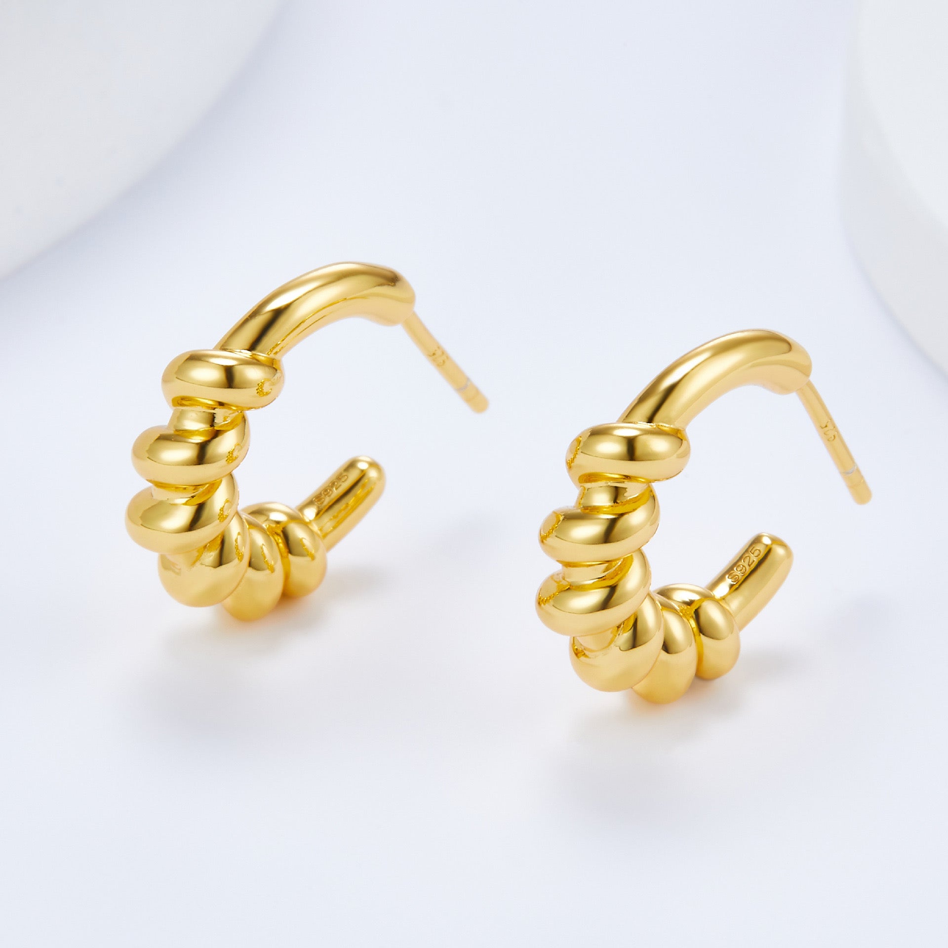 Roma Twist Hoops - Pure Gems & Stones Store: Awakened Days