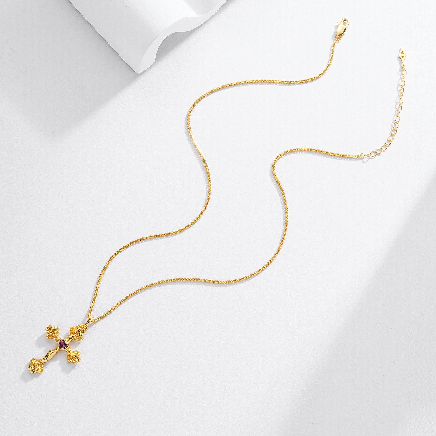 Rosevine Cross Necklace - Pure Gems & Stones Store: Awakened Days