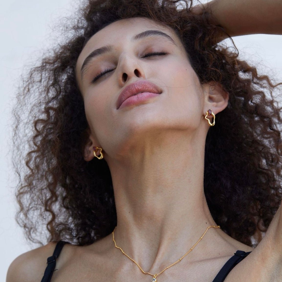 Rouge Wave Earrings - Pure Gems & Stones Store: Awakened Days