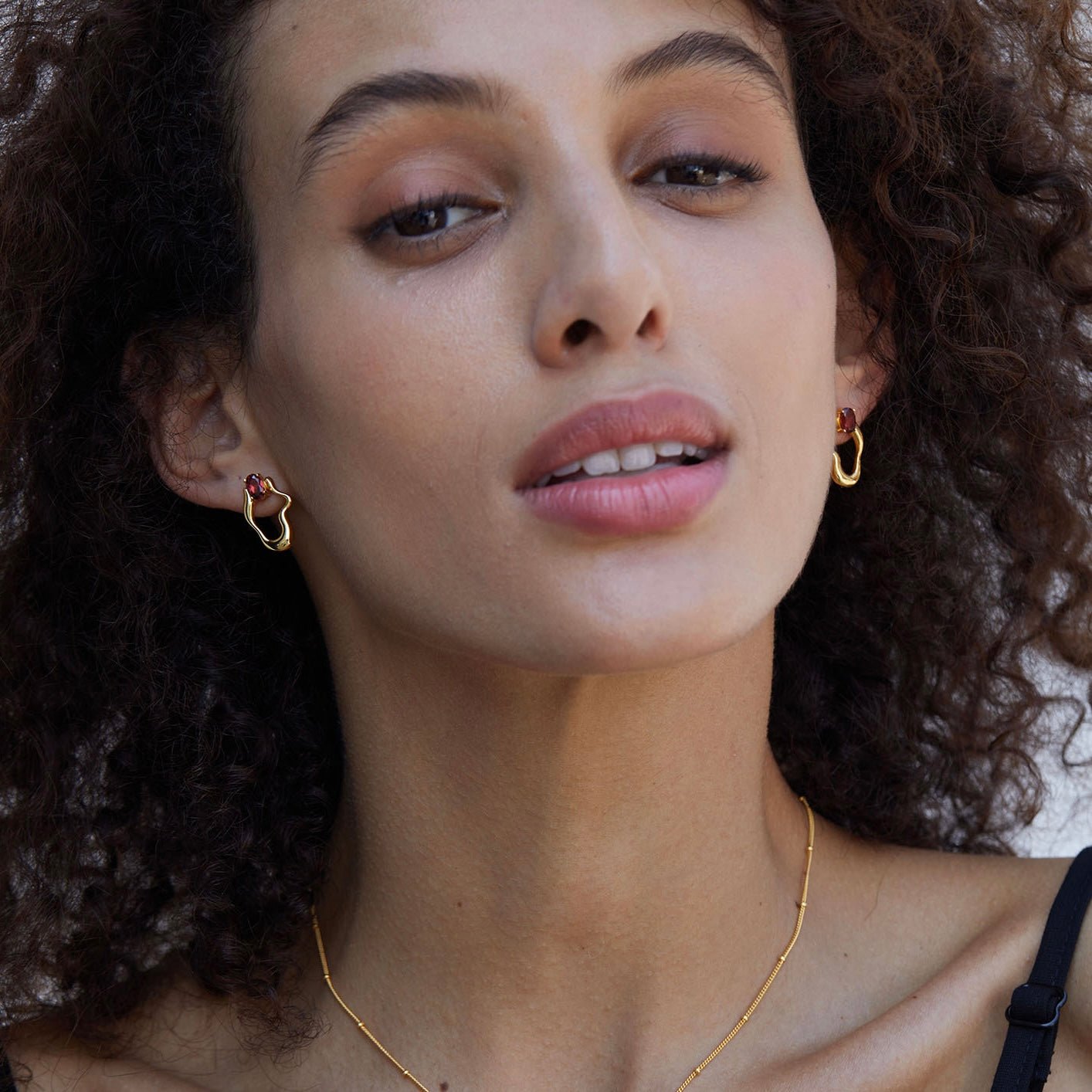 Rouge Wave Earrings - Pure Gems & Stones Store: Awakened Days