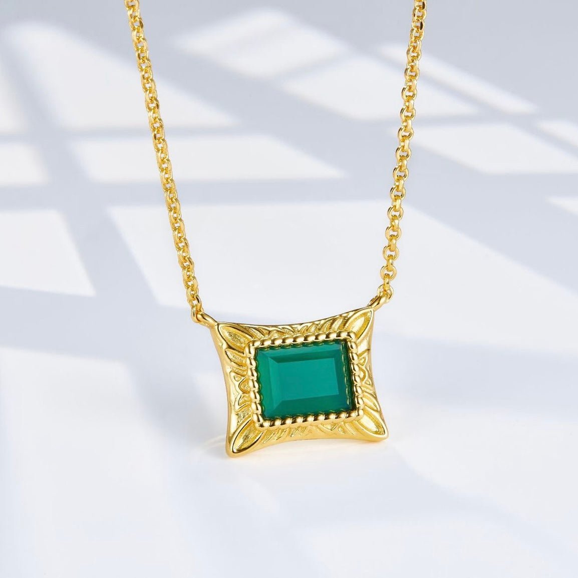 Sahara Green Necklace - Pure Gems & Stones Store: Awakened Days