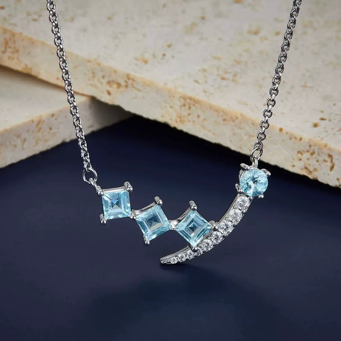 Sillage Céleste Necklace - Pure Gems & Stones Store: Awakened Days
