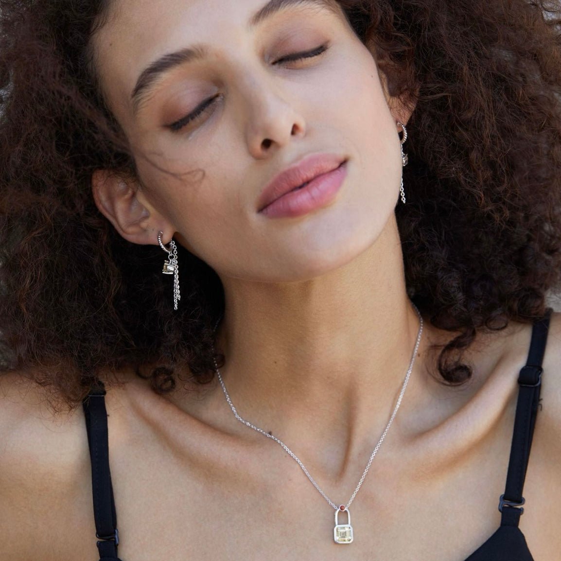 Sillage d’Argent Earrings - Pure Gems & Stones Store: Awakened Days