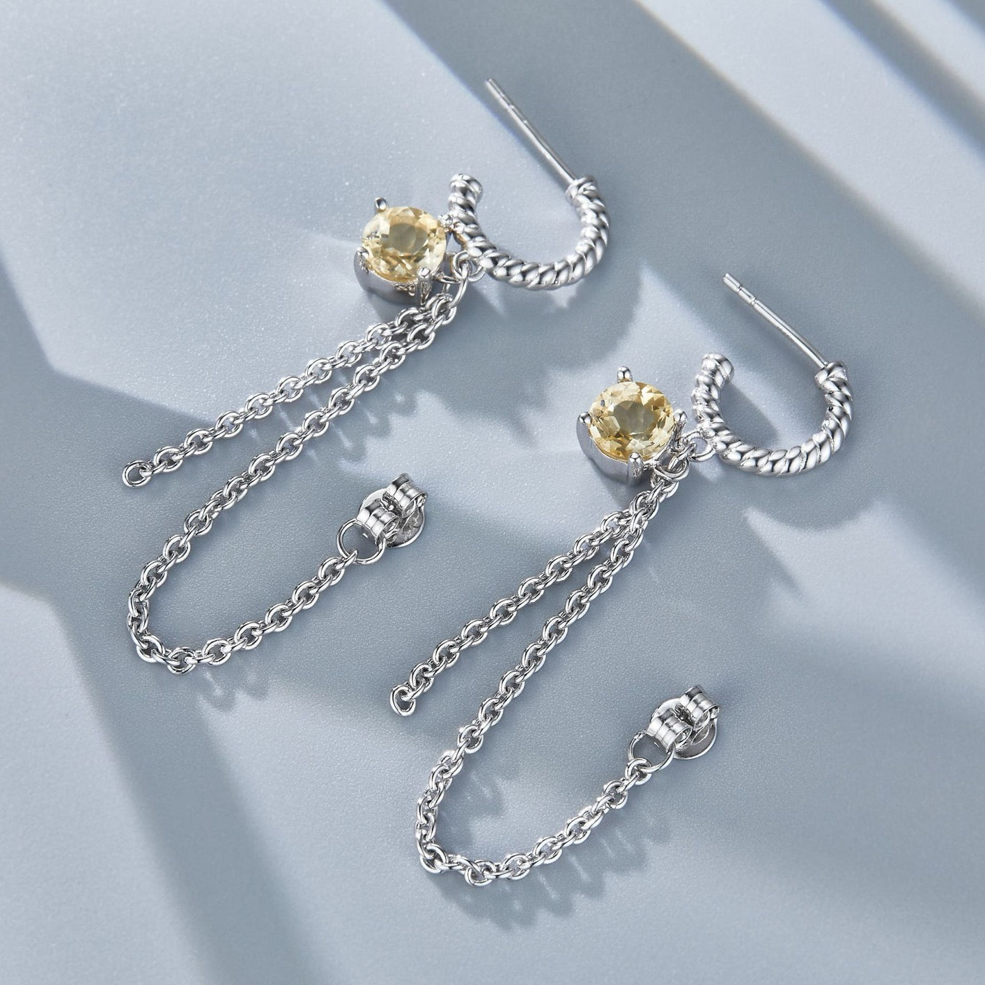 Sillage d’Argent Earrings - Pure Gems & Stones Store: Awakened Days