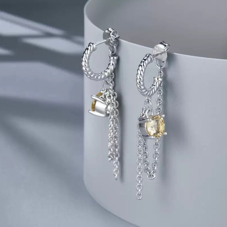 Sillage d’Argent Earrings - Pure Gems & Stones Store: Awakened Days
