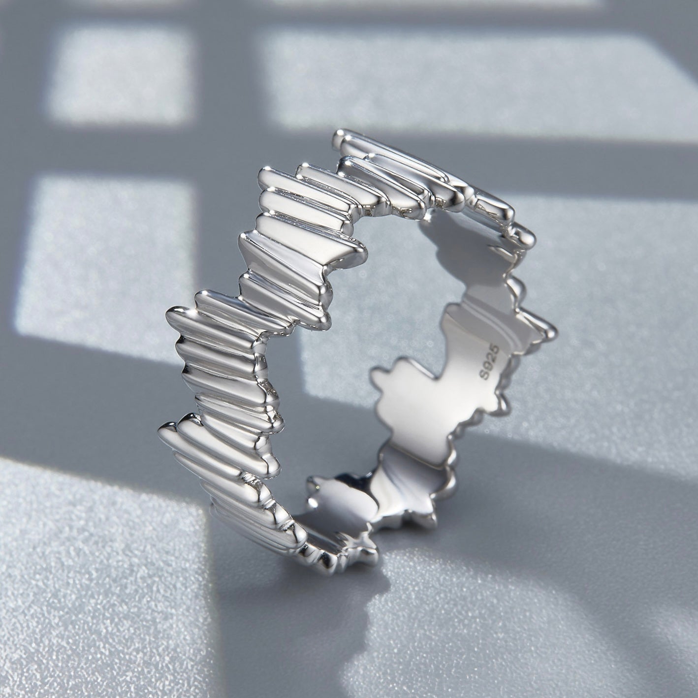 Silver Shard Irregular Ring - Pure Gems & Stones Store: Awakened Days