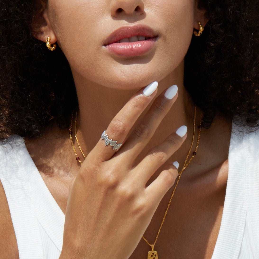 Silver Shard Irregular Ring - Pure Gems & Stones Store: Awakened Days