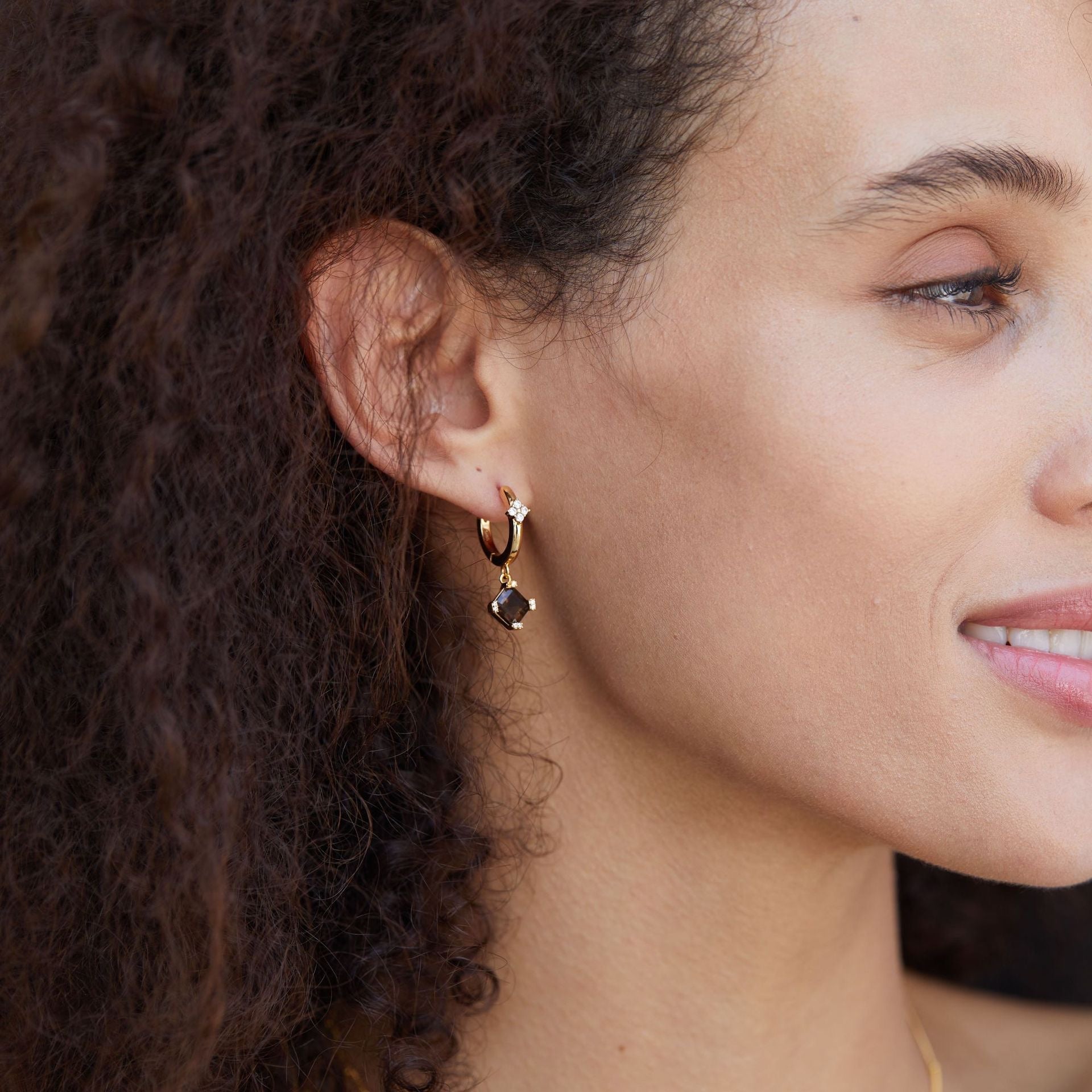 Smoky Muse Hoops - Pure Gems & Stones Store: Awakened Days