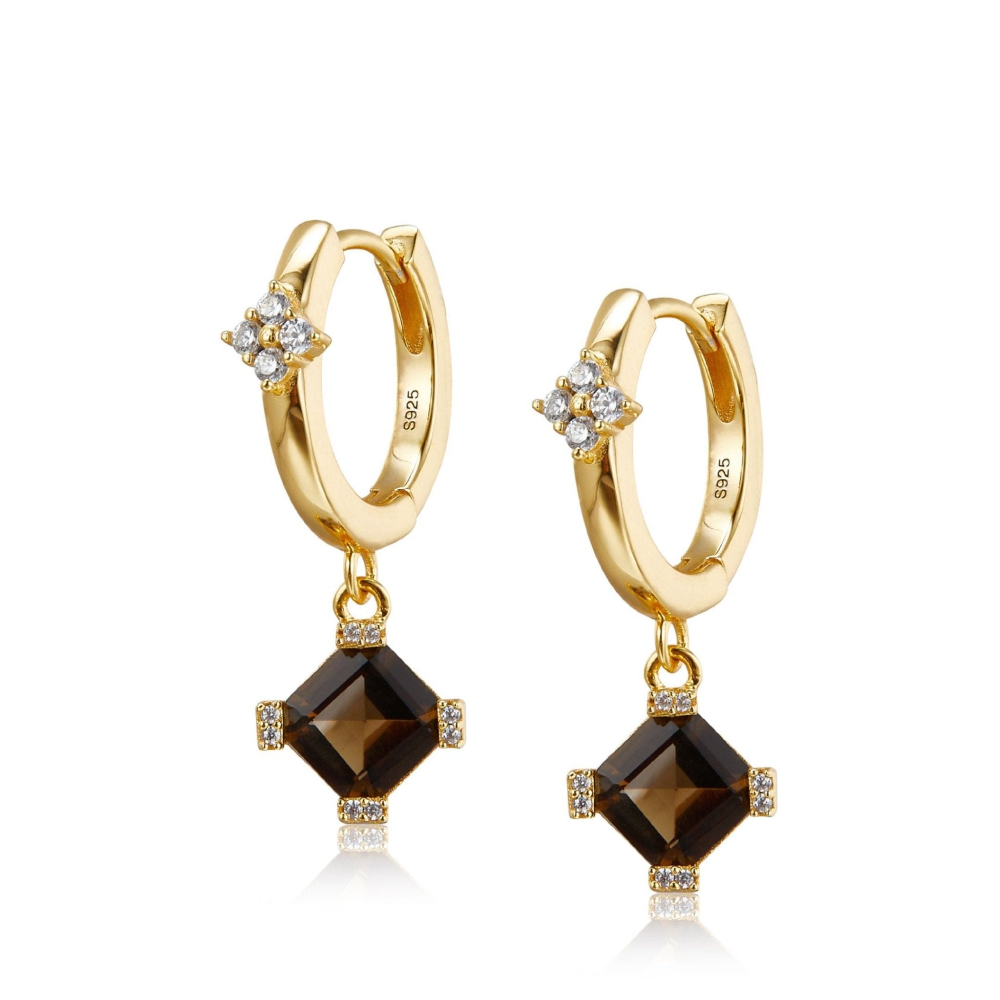 Smoky Muse Hoops - Pure Gems & Stones Store: Awakened Days