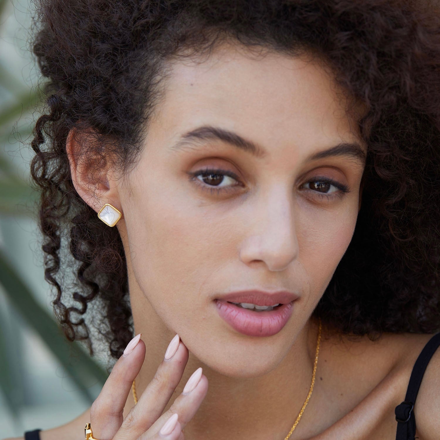 Soleil Blanc Studs - Pure Gems & Stones Store: Awakened Days