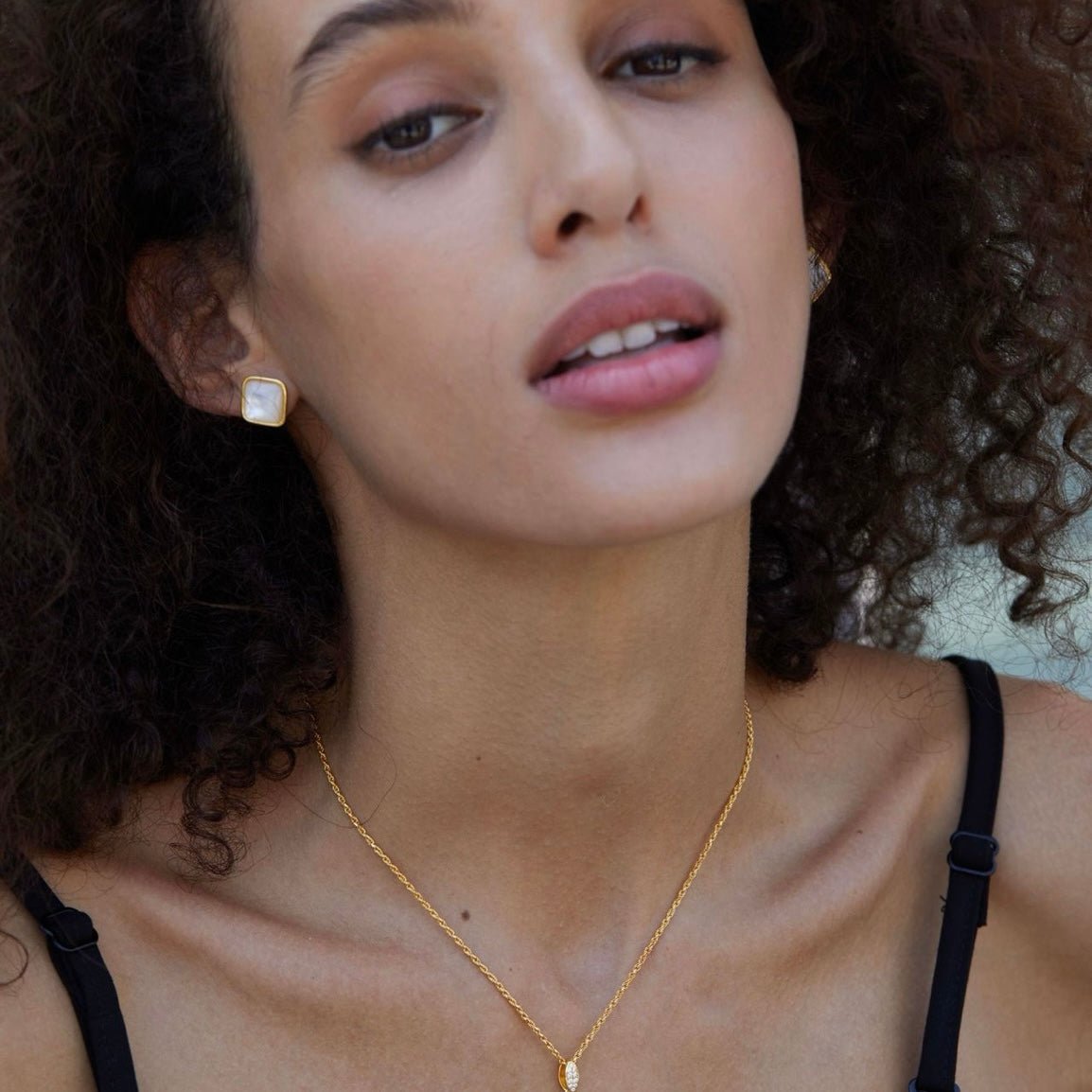 Soleil Blanc Studs - Pure Gems & Stones Store: Awakened Days