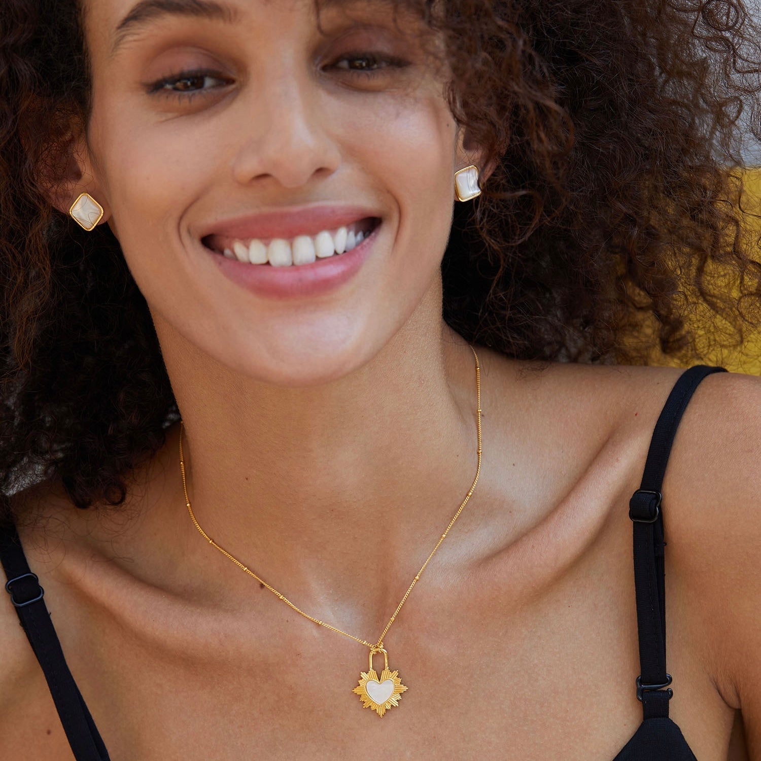 Soleil Blanc Studs - Pure Gems & Stones Store: Awakened Days