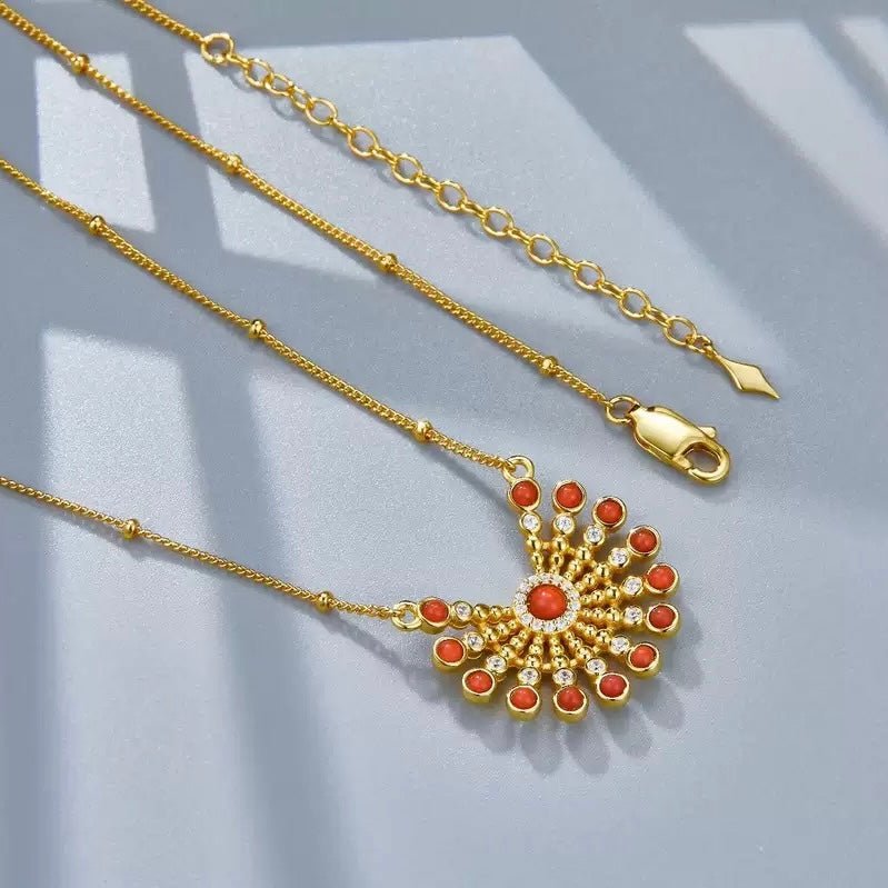 Solstice Medallion Necklace - Pure Gems & Stones Store: Awakened Days