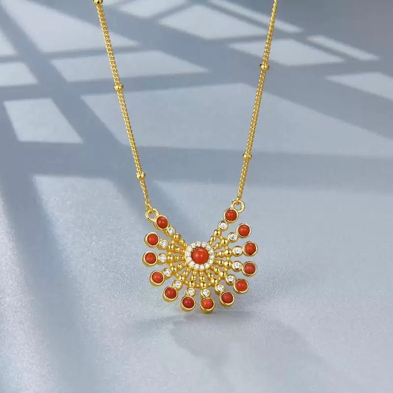 Solstice Medallion Necklace - Pure Gems & Stones Store: Awakened Days