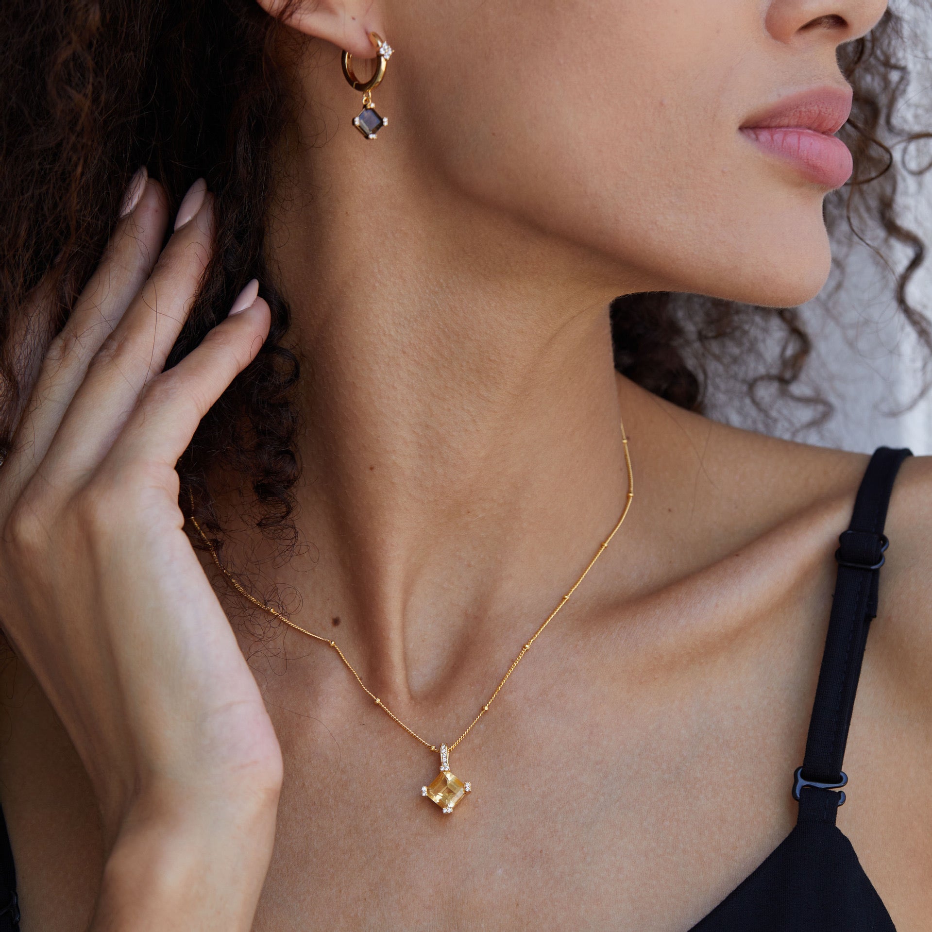 Stellar Frame Necklace - Pure Gems & Stones Store: Awakened Days