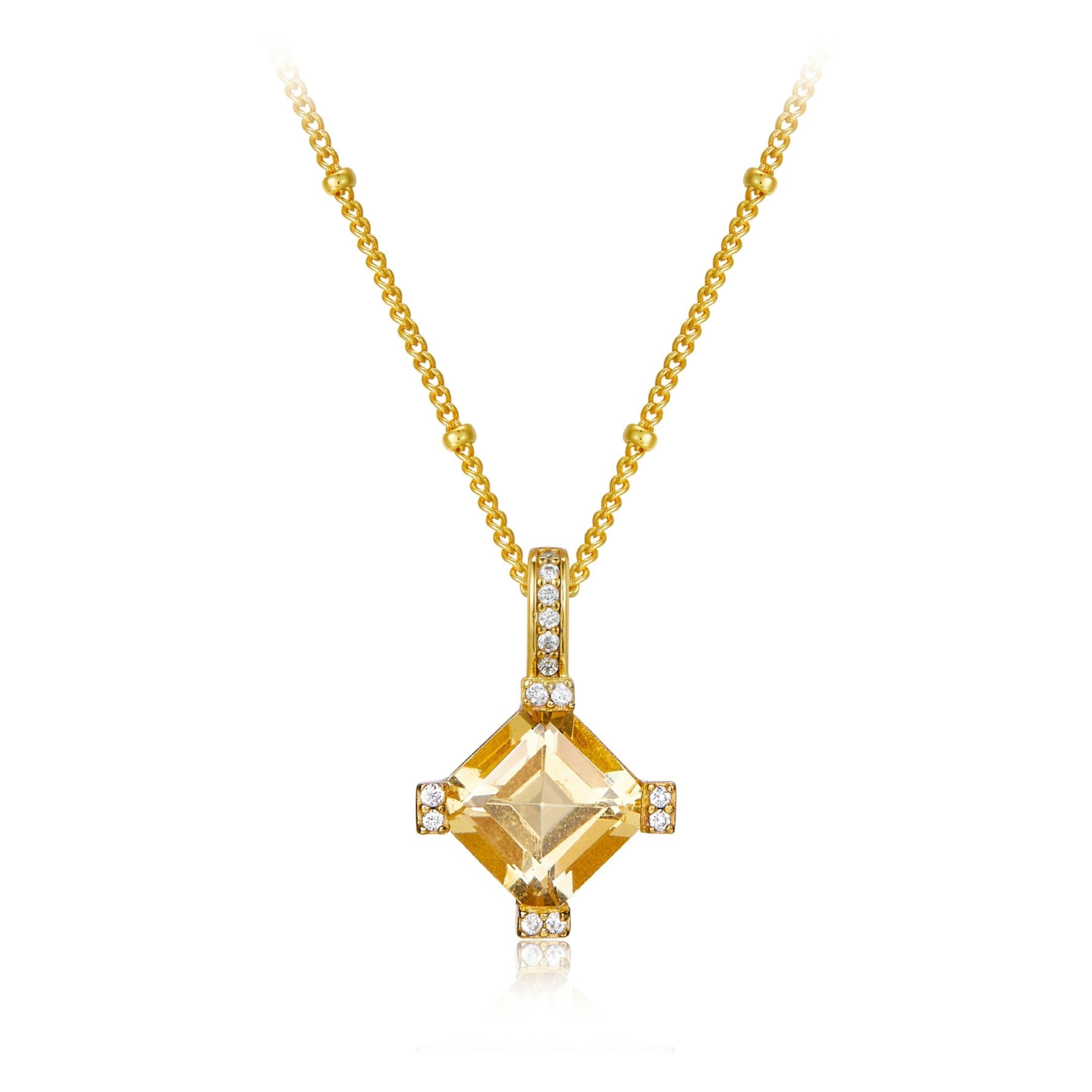 Stellar Frame Necklace - Pure Gems & Stones Store: Awakened Days