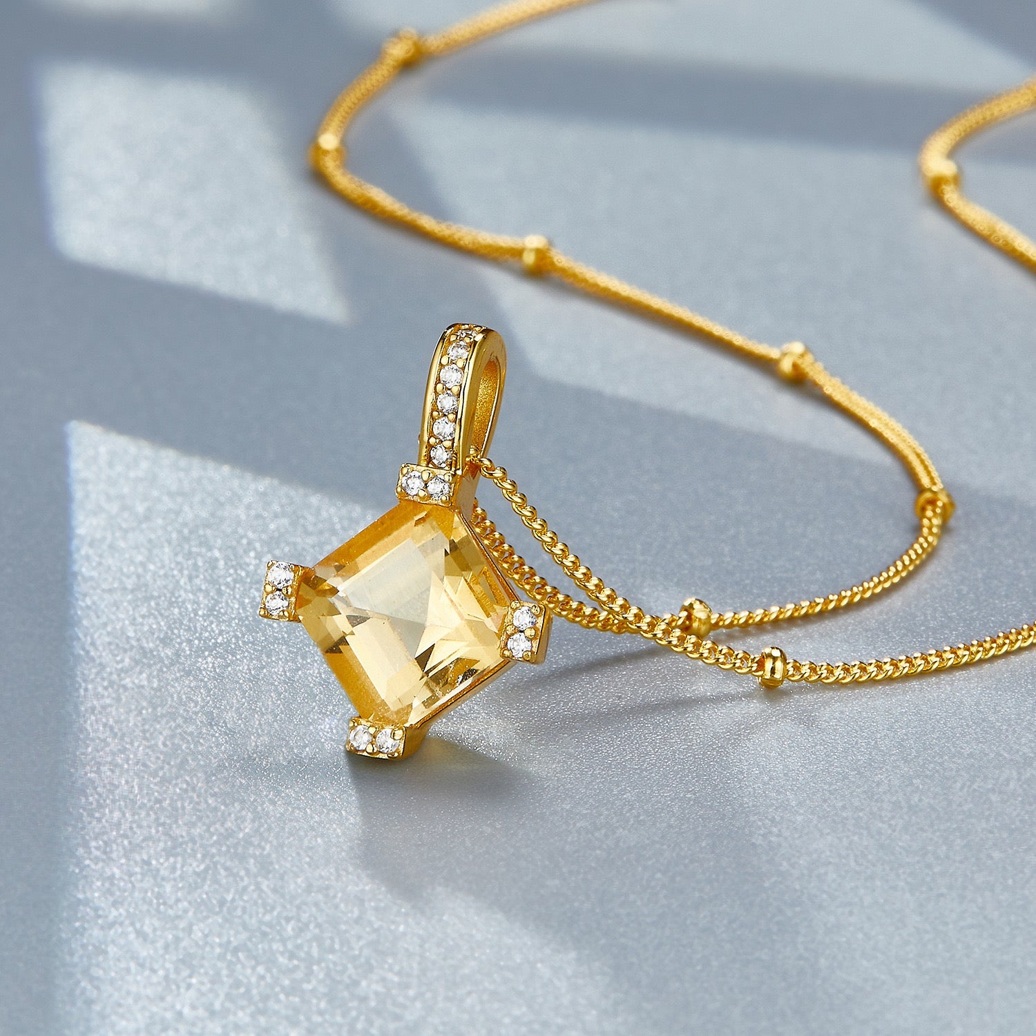 Stellar Frame Necklace - Pure Gems & Stones Store: Awakened Days