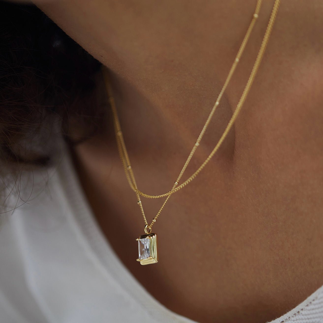 The Lucent Frame Necklace - Pure Gems & Stones Store: Awakened Days