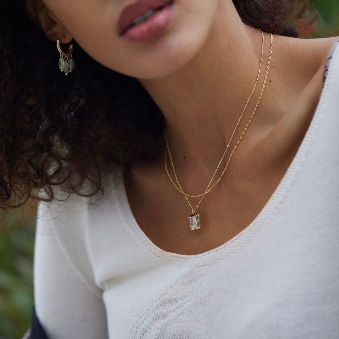 The Lucent Frame Necklace - Pure Gems & Stones Store: Awakened Days