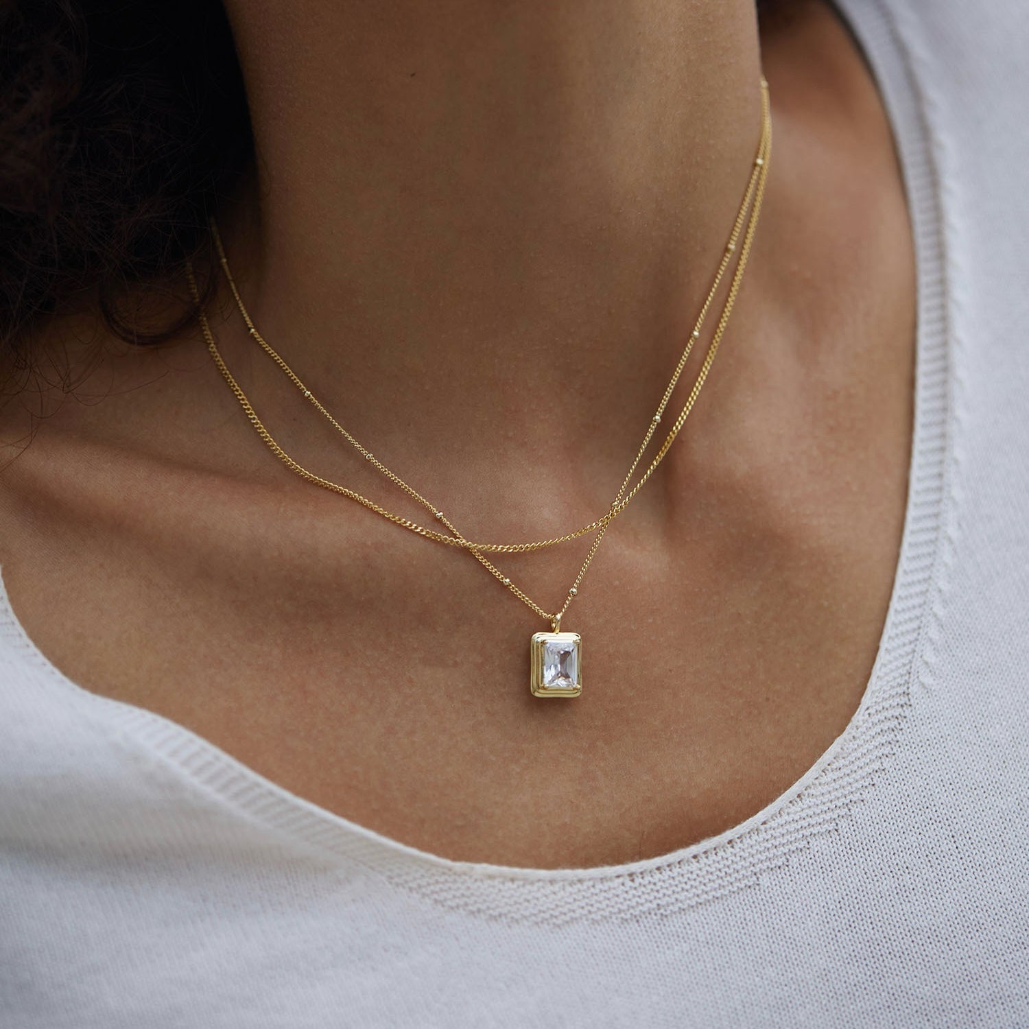 The Lucent Frame Necklace - Pure Gems & Stones Store: Awakened Days