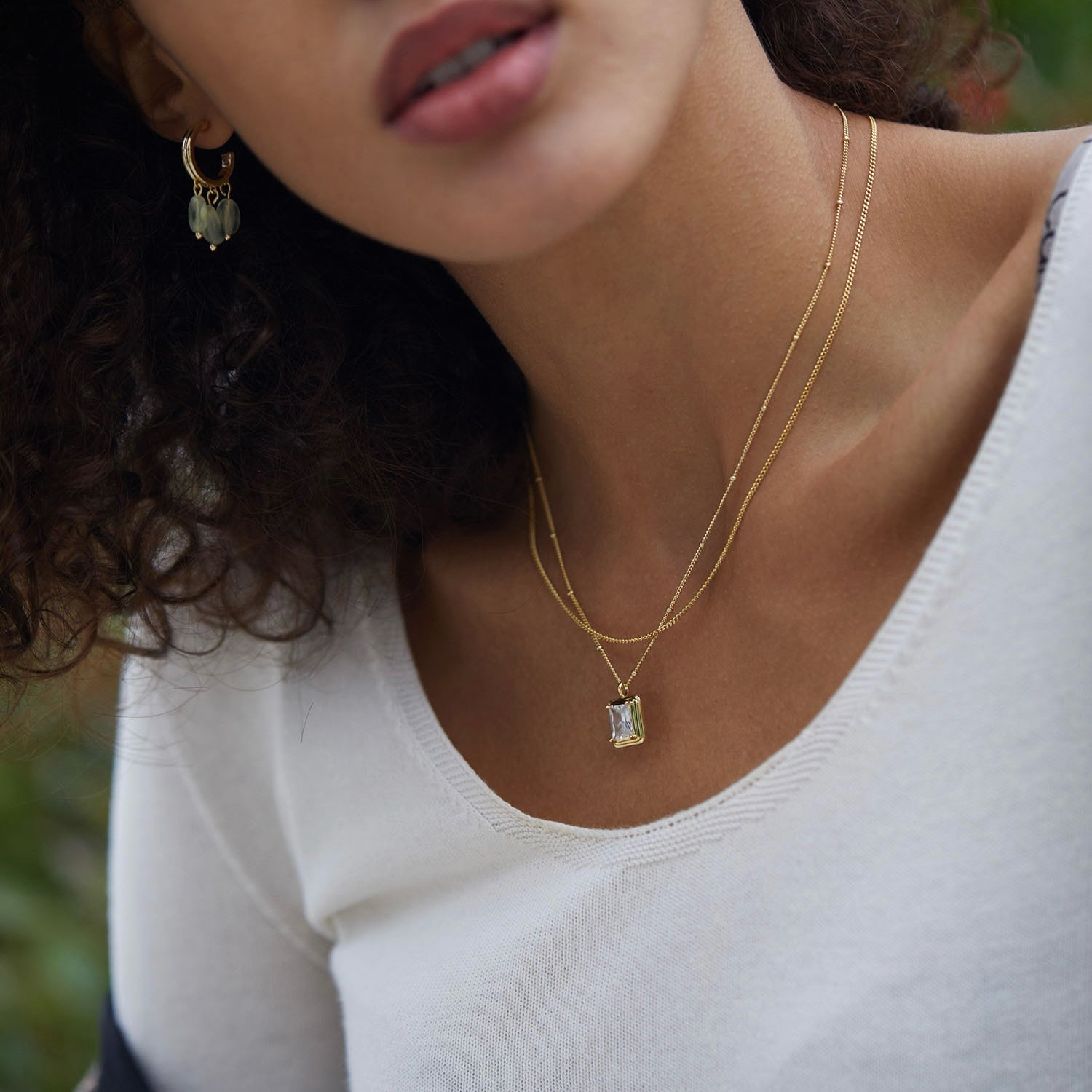 The Lucent Frame Necklace - Pure Gems & Stones Store: Awakened Days